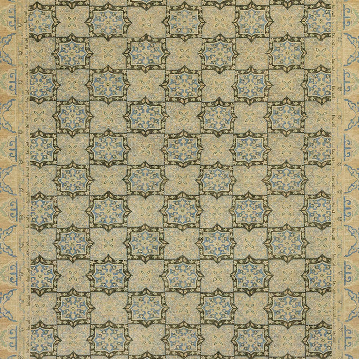 Machine Washable Abstract Brown Rug, wshabs2729