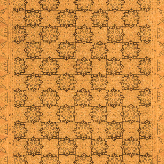 Machine Washable Abstract Orange Modern Area Rugs, wshabs2729org