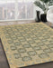 Abstract Brown Modern Rug in Family Room, abs2729