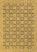 Abstract Brown Modern Rug, abs2729brn