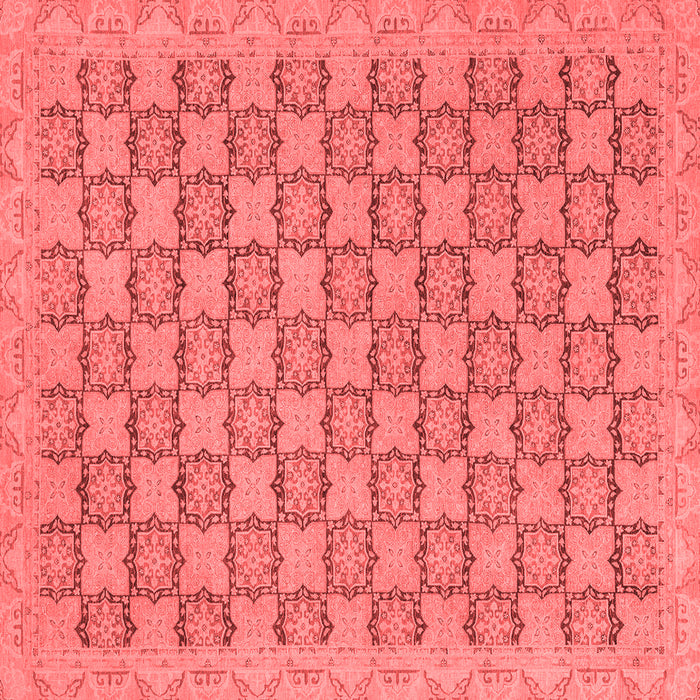 Machine Washable Abstract Red Modern Rug, wshabs2729red