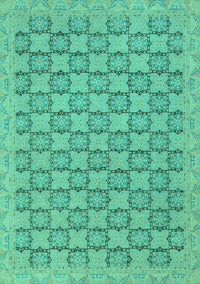 Abstract Turquoise Modern Rug, abs2729turq