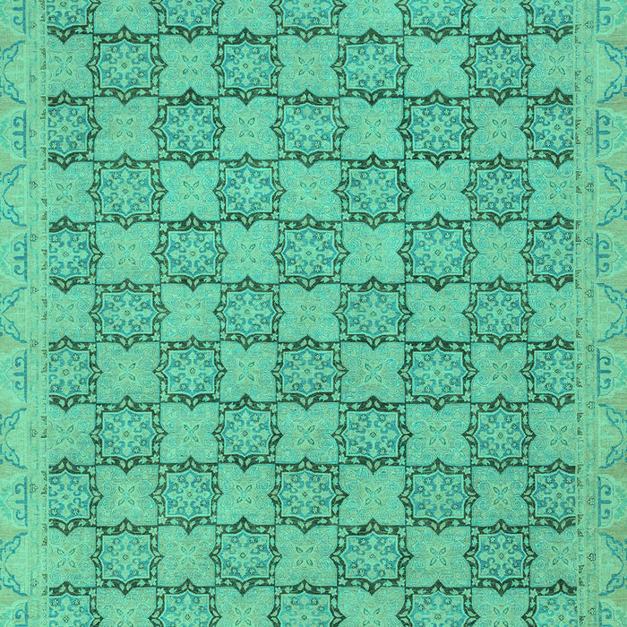 Abstract Turquoise Modern Rug, abs2729turq