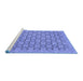 Sideview of Machine Washable Abstract Blue Modern Rug, wshabs2729blu