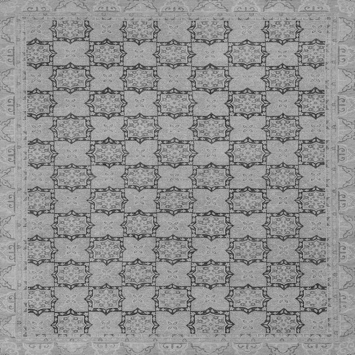 Square Machine Washable Abstract Gray Modern Rug, wshabs2729gry
