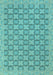 Abstract Light Blue Modern Rug, abs2729lblu