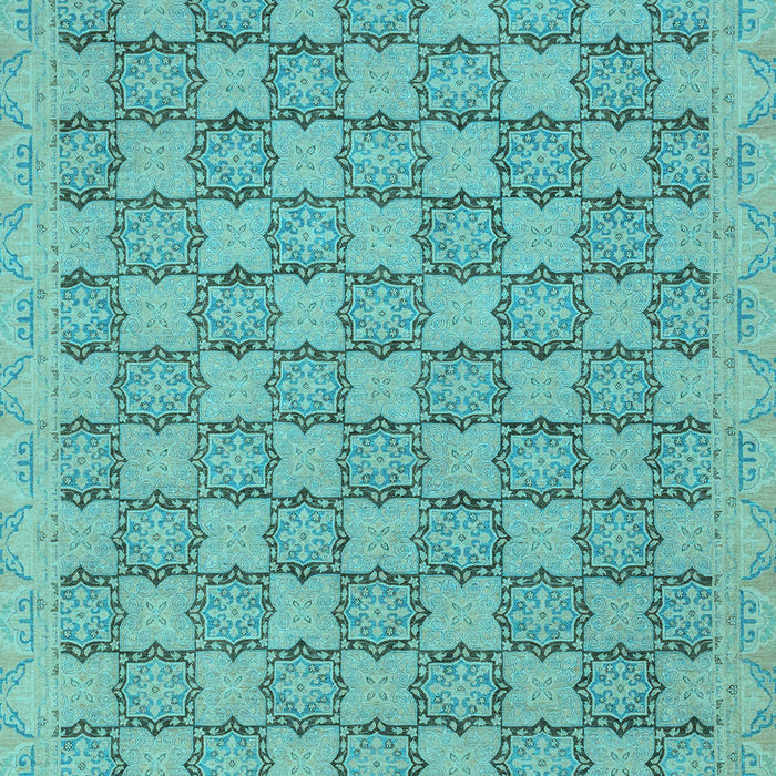 Abstract Light Blue Modern Rug, abs2729lblu