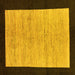 Square Oriental Yellow Modern Rug, abs272yw