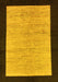 Oriental Yellow Modern Rug, abs272yw