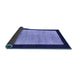 Sideview of Oriental Blue Modern Rug, abs272blu