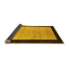 Sideview of Oriental Yellow Modern Rug, abs272yw