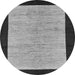 Round Oriental Gray Modern Rug, abs272gry