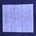 Square Oriental Blue Modern Rug, abs272blu