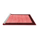 Modern Red Washable Rugs