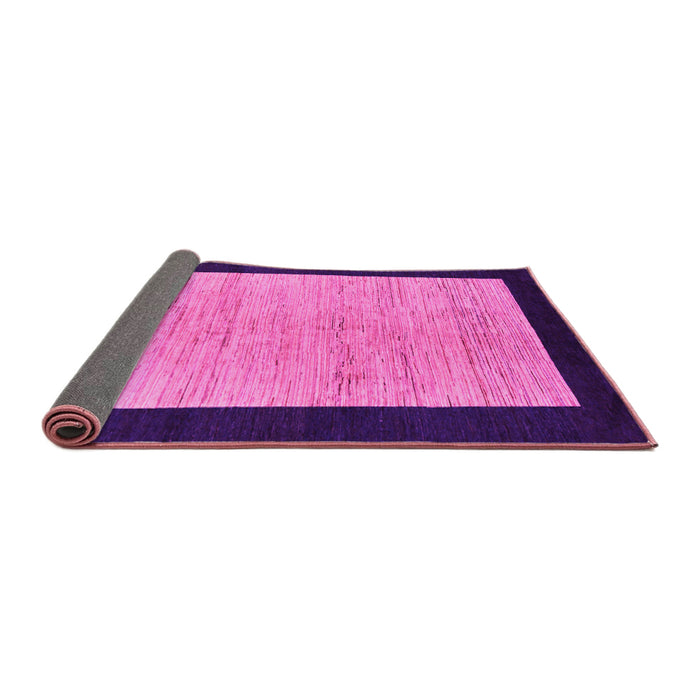 Sideview of Oriental Pink Modern Rug, abs272pnk