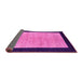 Sideview of Oriental Pink Modern Rug, abs272pnk