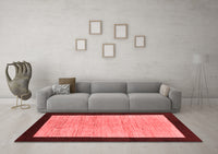 Machine Washable Oriental Red Modern Rug, wshabs272red