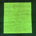 Square Oriental Green Modern Rug, abs272grn