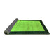 Sideview of Oriental Green Modern Rug, abs272grn