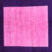 Square Oriental Pink Modern Rug, abs272pnk