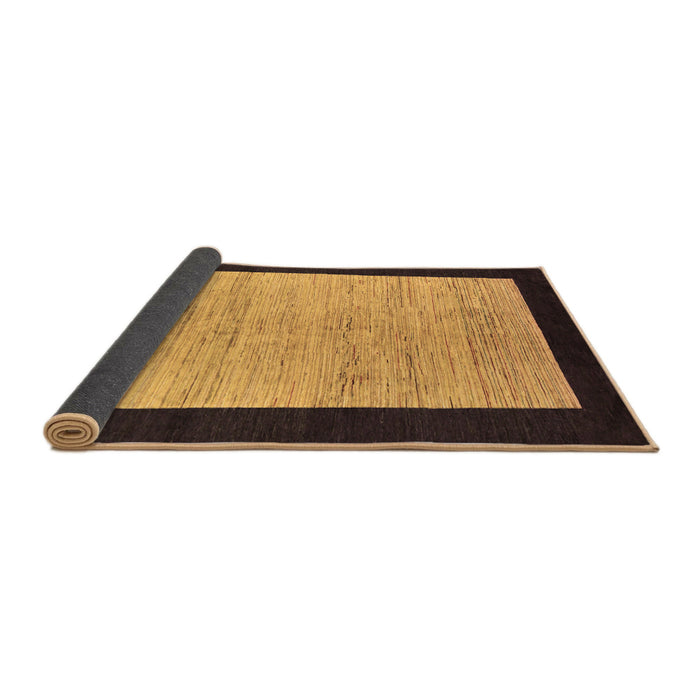 Sideview of Oriental Brown Modern Rug, abs272brn