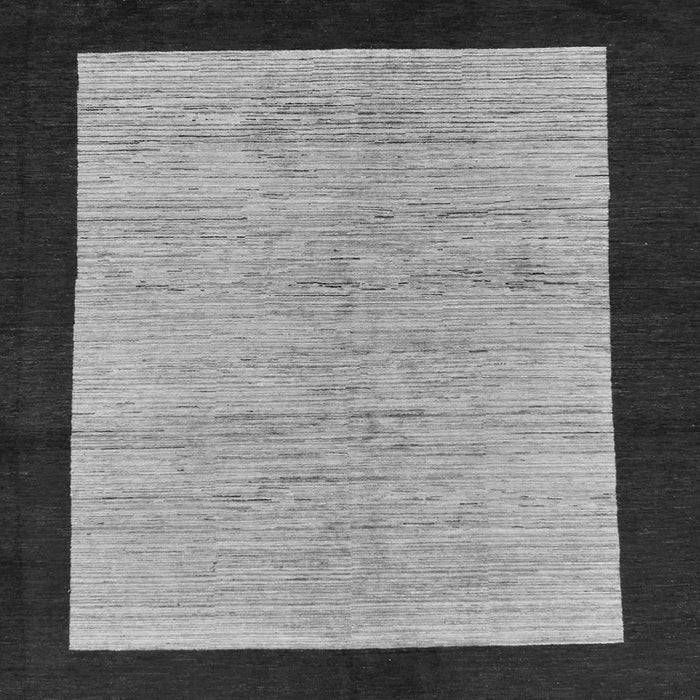 Square Machine Washable Oriental Gray Modern Rug, wshabs272gry