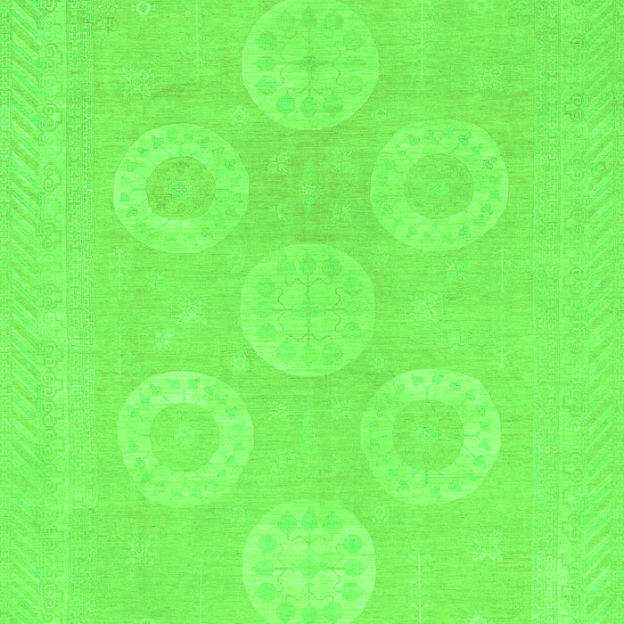 Oriental Green Traditional Rug, abs2730grn