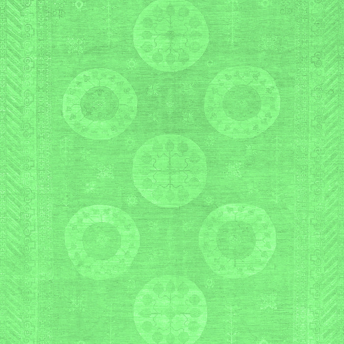 Oriental Emerald Green Traditional Rug, abs2730emgrn