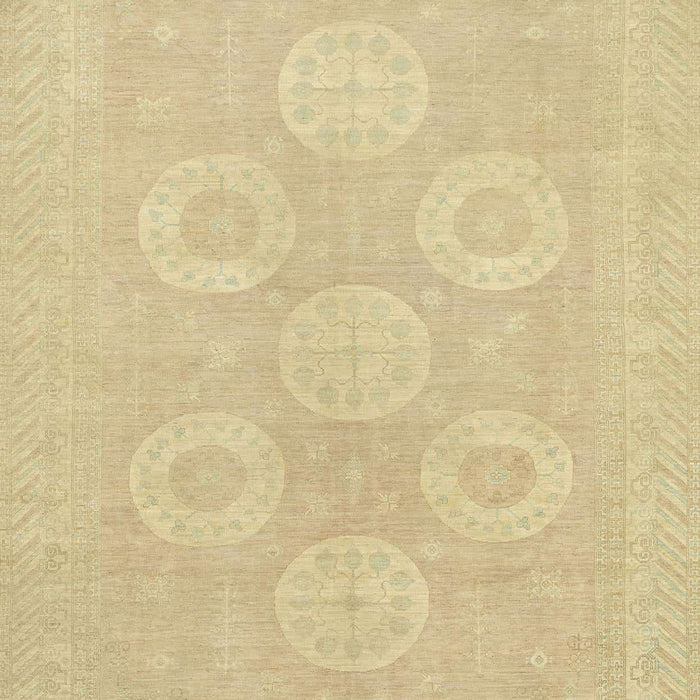 Machine Washable Abstract Metallic Gold Rug, wshabs2730