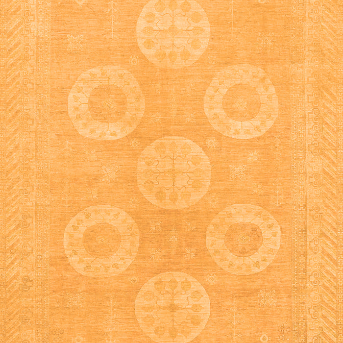 Oriental Orange Traditional Rug, abs2730org