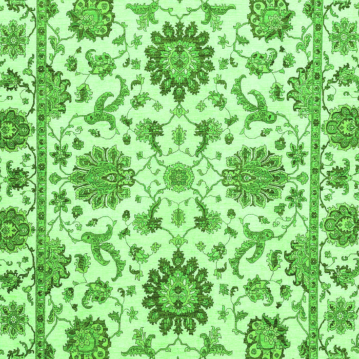 Abstract Green Modern Rug, abs2731grn
