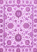 Machine Washable Abstract Purple Modern Area Rugs, wshabs2731pur