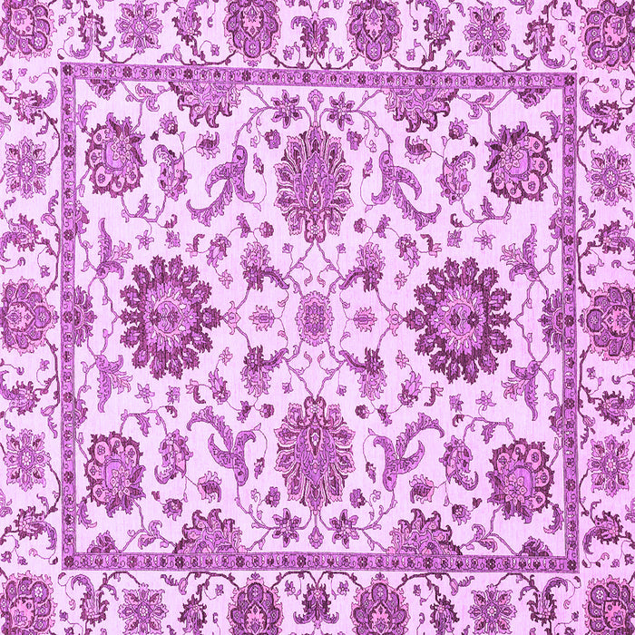Square Abstract Purple Modern Rug, abs2731pur