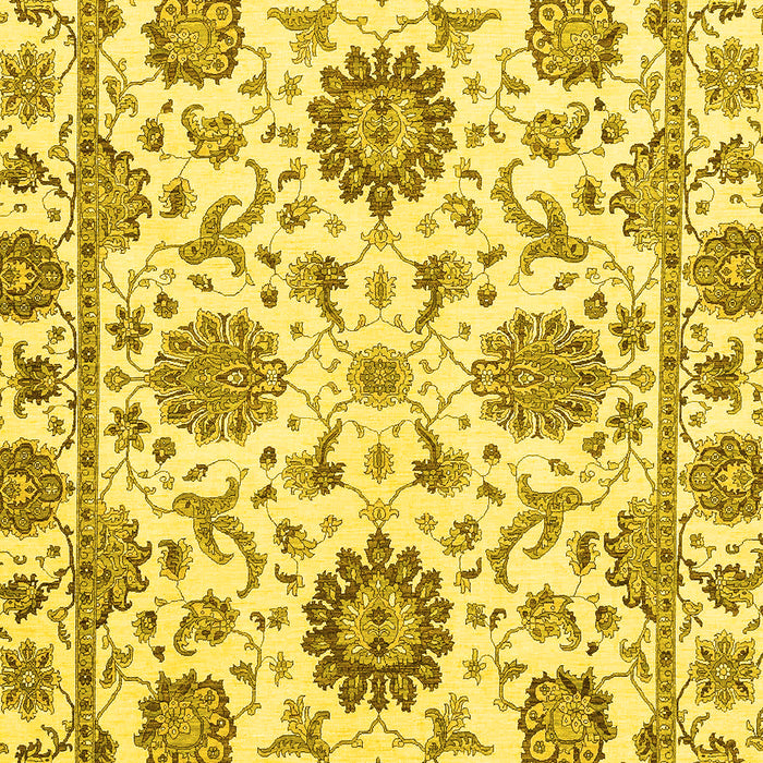 Abstract Yellow Modern Rug, abs2731yw