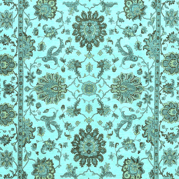 Machine Washable Abstract Light Blue Modern Rug, wshabs2731lblu