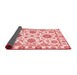 Abstract Red Modern Area Rugs