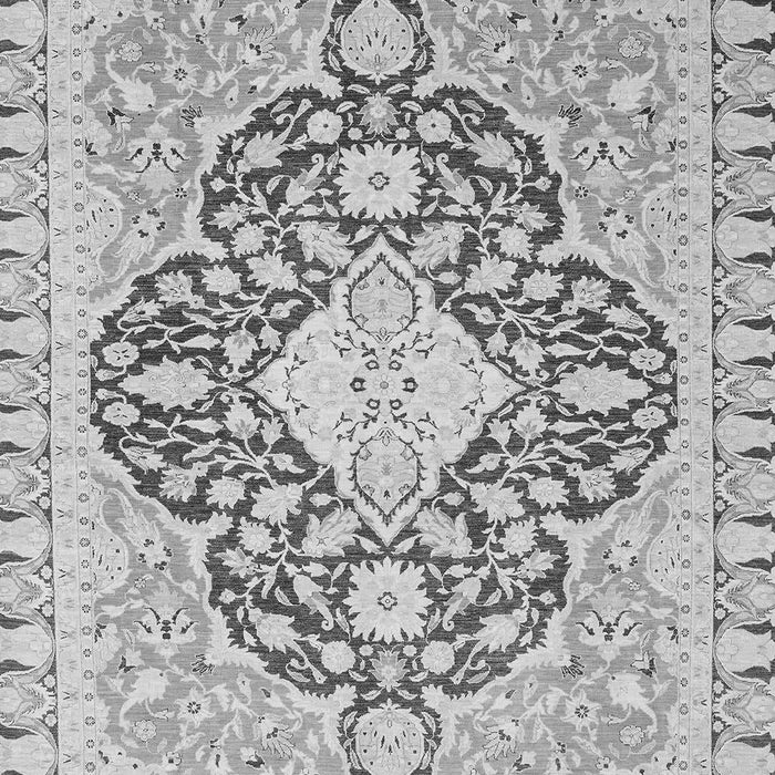 Geometric Gray Traditional Rug, abs2732gry