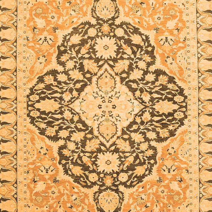 Geometric Orange Traditional Rug, abs2732org