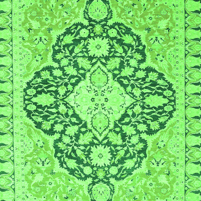 Geometric Green Traditional Rug, abs2732grn
