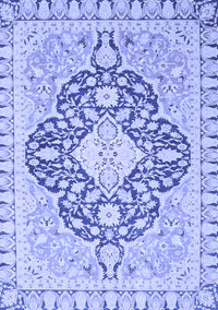 Geometric Blue Traditional Rug, abs2732blu