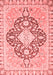 Geometric Red Traditional Area Rugs