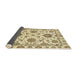 Sideview of Abstract Sun Yellow Modern Rug, abs2733