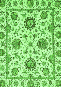 Abstract Green Modern Rug, abs2733grn