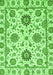 Abstract Green Modern Rug, abs2733grn