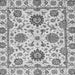 Square Abstract Gray Modern Rug, abs2733gry