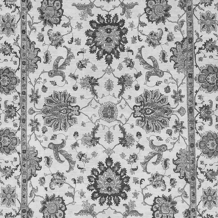 Machine Washable Abstract Gray Modern Rug, wshabs2733gry