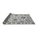 Sideview of Abstract Gray Modern Rug, abs2733gry