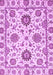 Machine Washable Abstract Purple Modern Area Rugs, wshabs2733pur