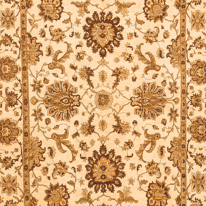 Machine Washable Abstract Orange Modern Area Rugs, wshabs2733org