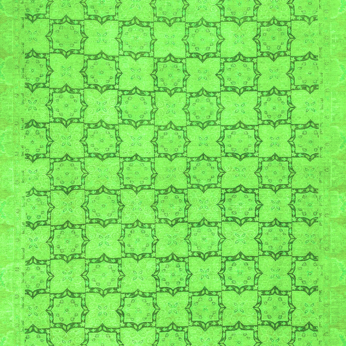 Abstract Green Modern Rug, abs2734grn